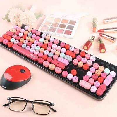 Teclado inalámbrico USB con mouse