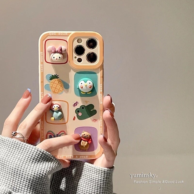 Cover con muñequitos 3D