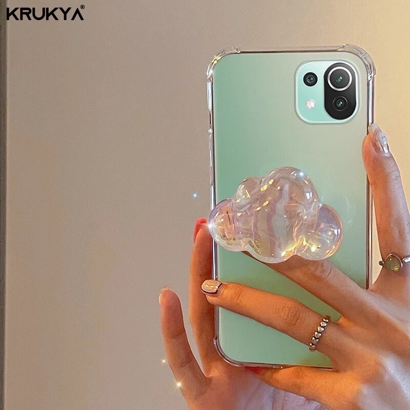 Cover con pop socket de nube