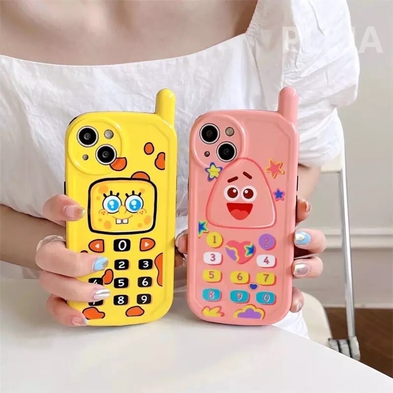 Cover teléfono de bob esponja