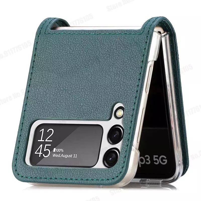 Covers flip de cuero con tarjetero