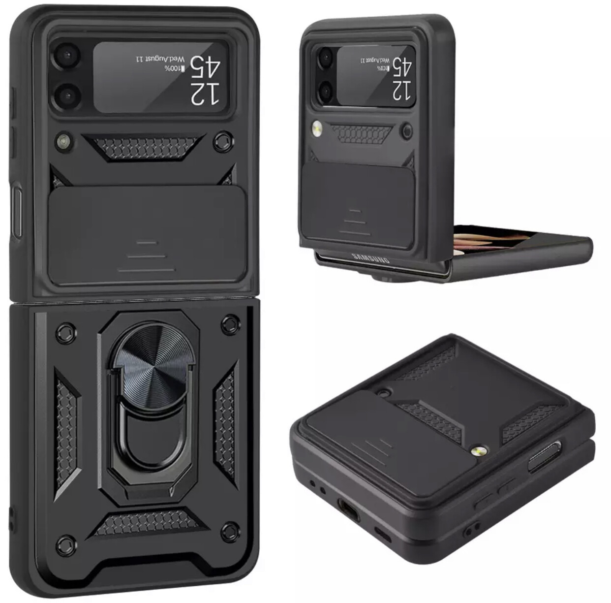 Covers flip shockproof con soporte
