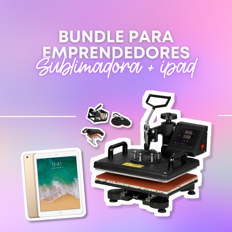 Blundle para emprendedores: Sublimadora + iPad