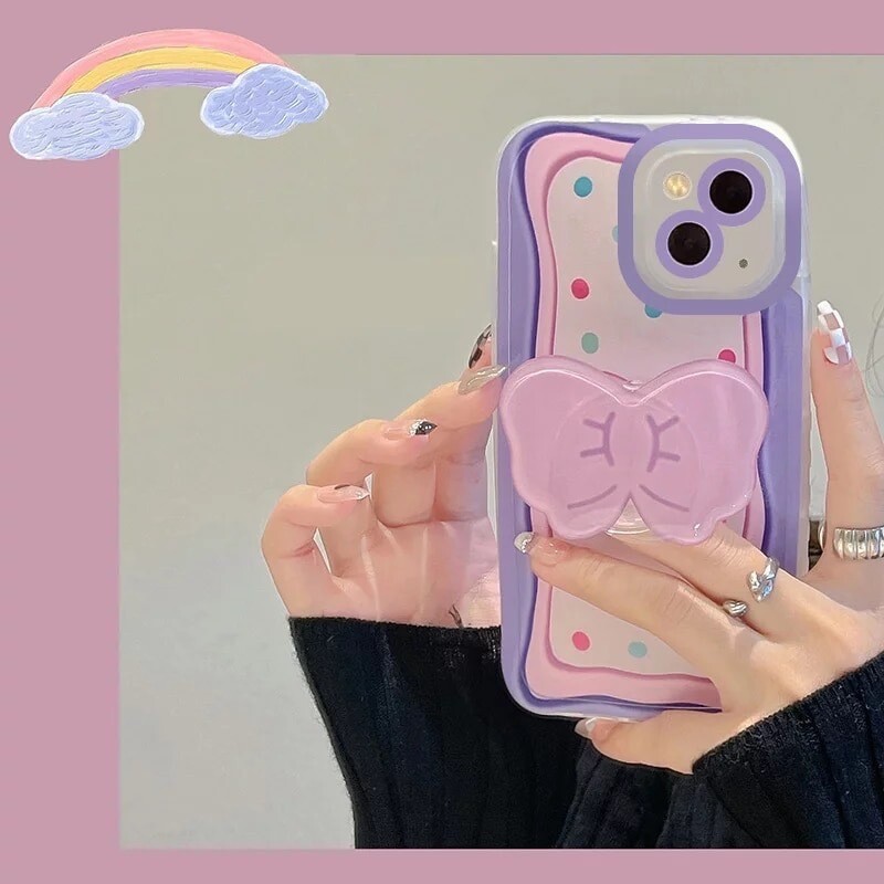 Cover con pop socket de lazo