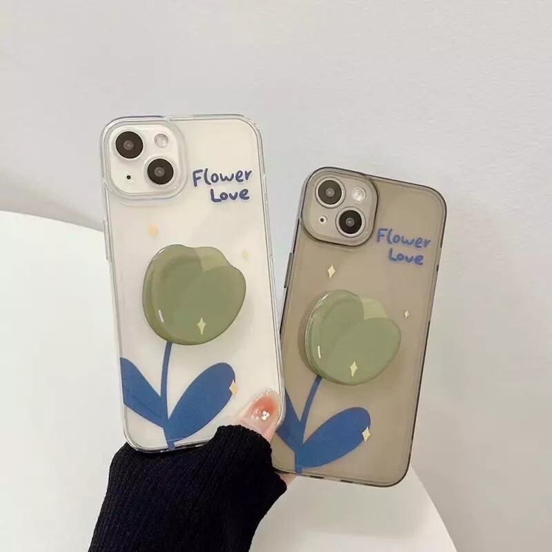 Cover pop socket de tulipán