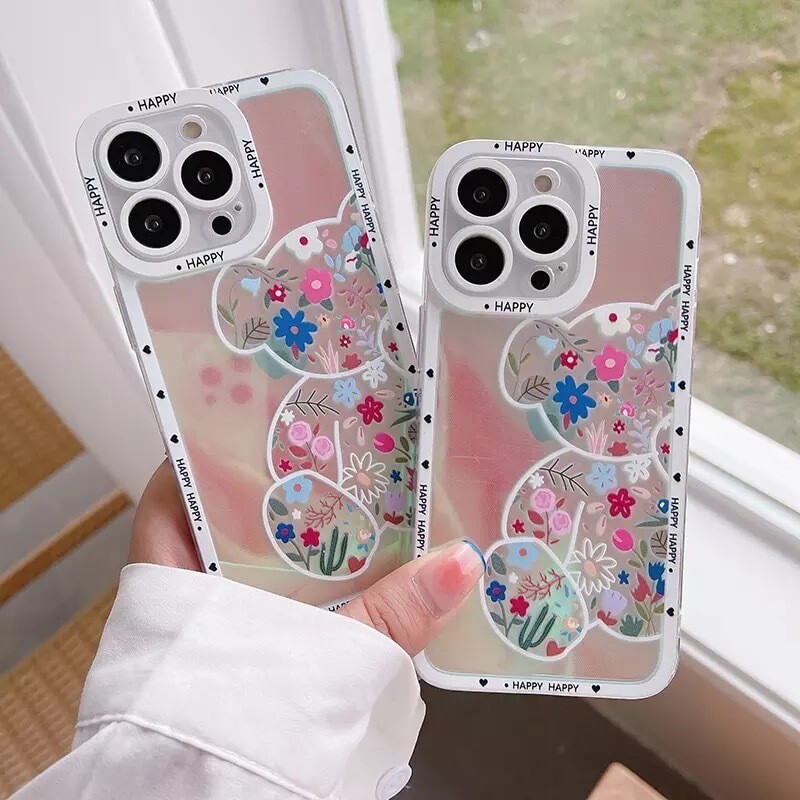 Cover de oso y flores