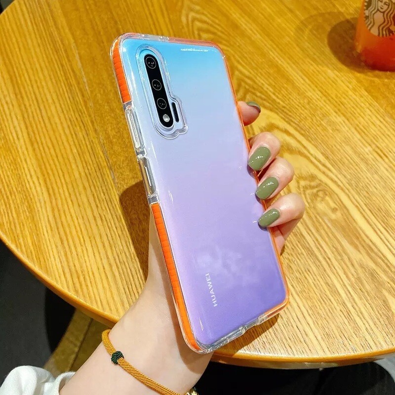 Covers transparentes con borde de color