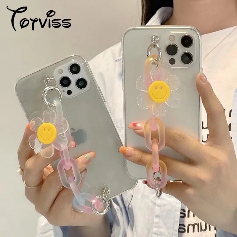 Covers de cadena con flor