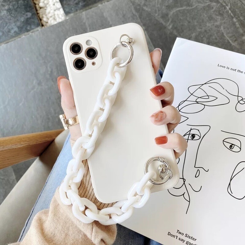 Cover con chain blanca