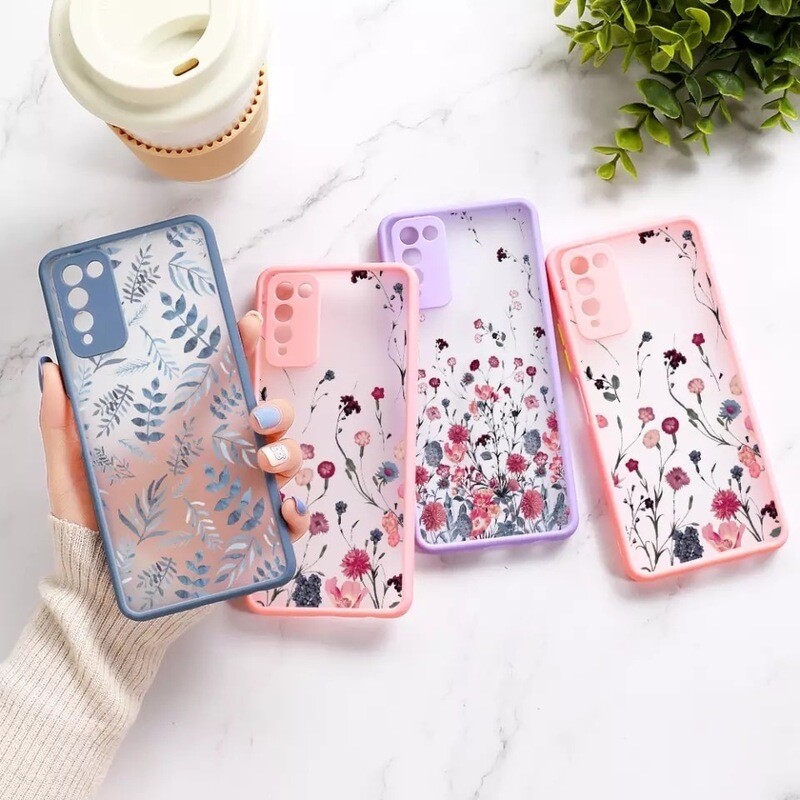 Cover con transparencia y flores