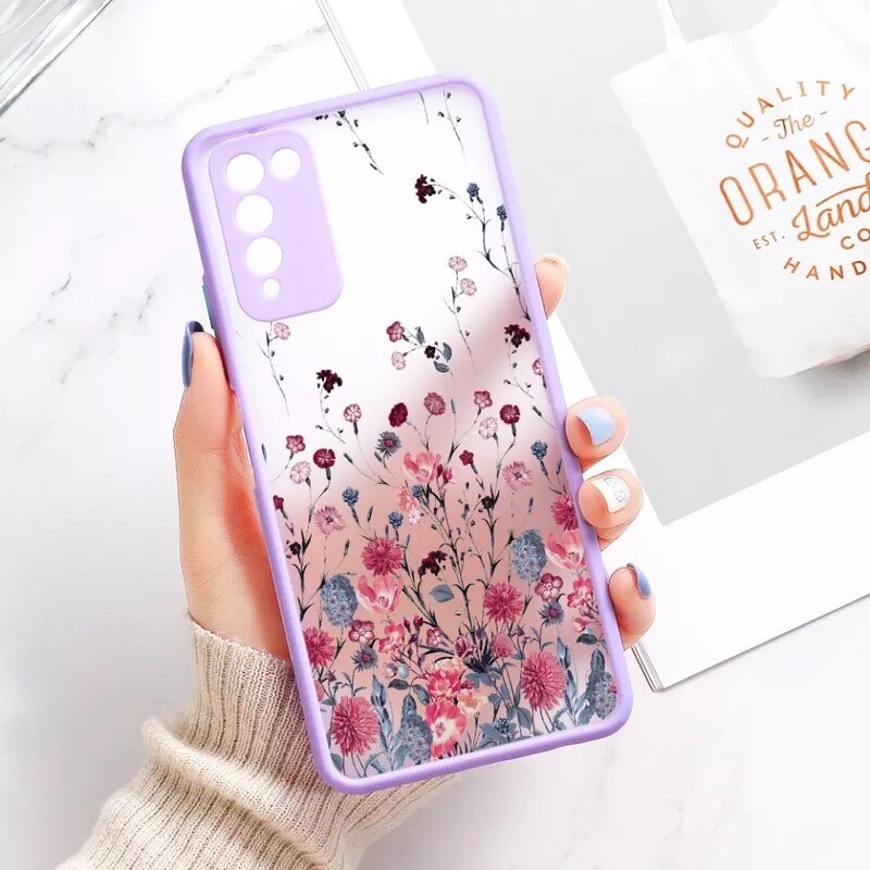 Cover con transparencia y flores