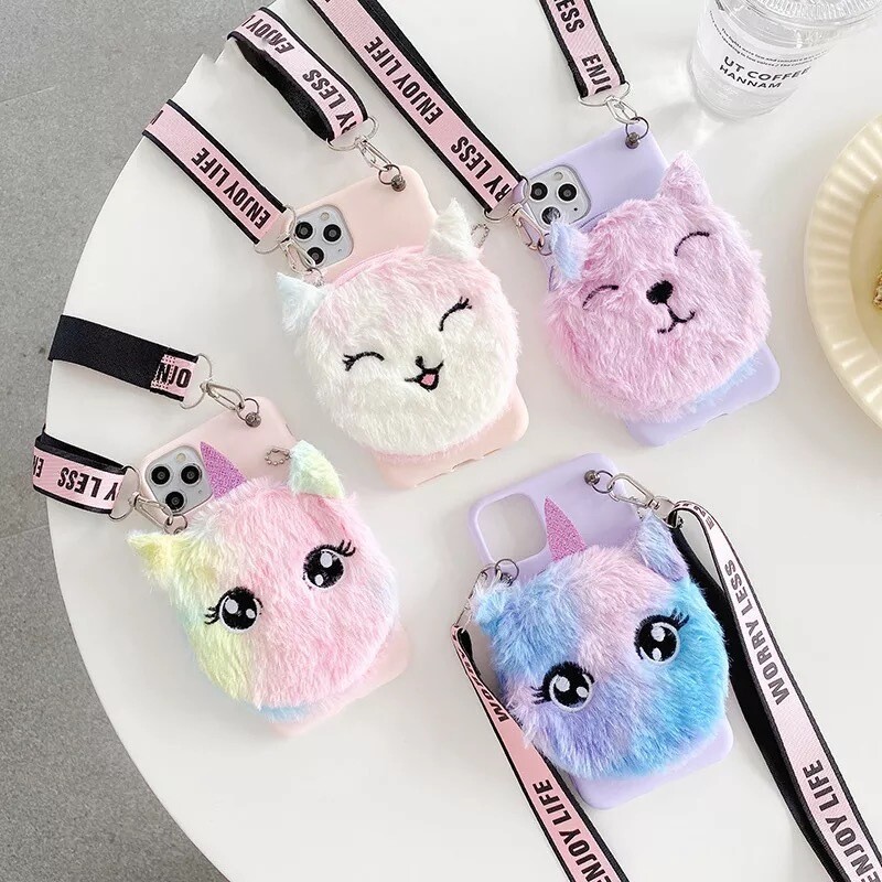 Cover con bolso peluche