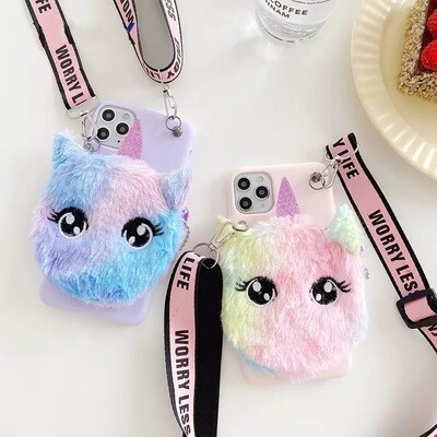 Cover con bolso peluche