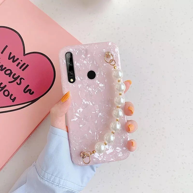 Cover con strap de perlas