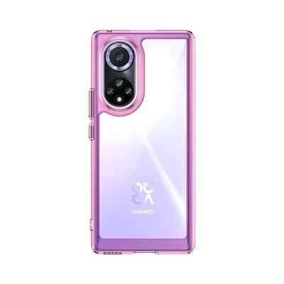 Cover transparente con borde de color