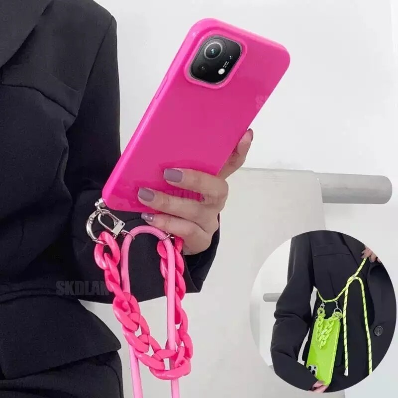 Cover neon con cadena