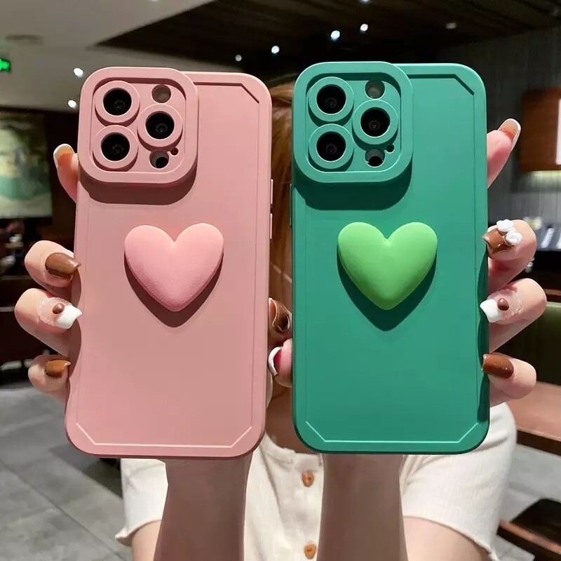 Cover de corazón 3D