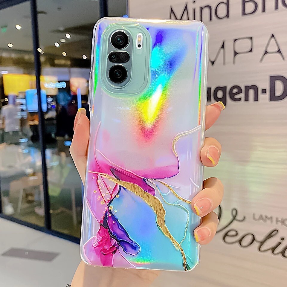 Cover de mármol holográfico