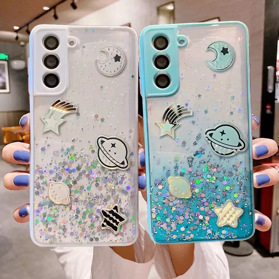 Cover con escarcha y planetas