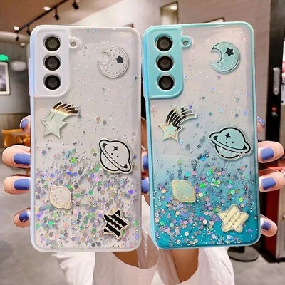 Cover con escarcha y planetas