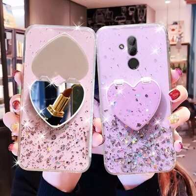 Cover con espejo de corazón