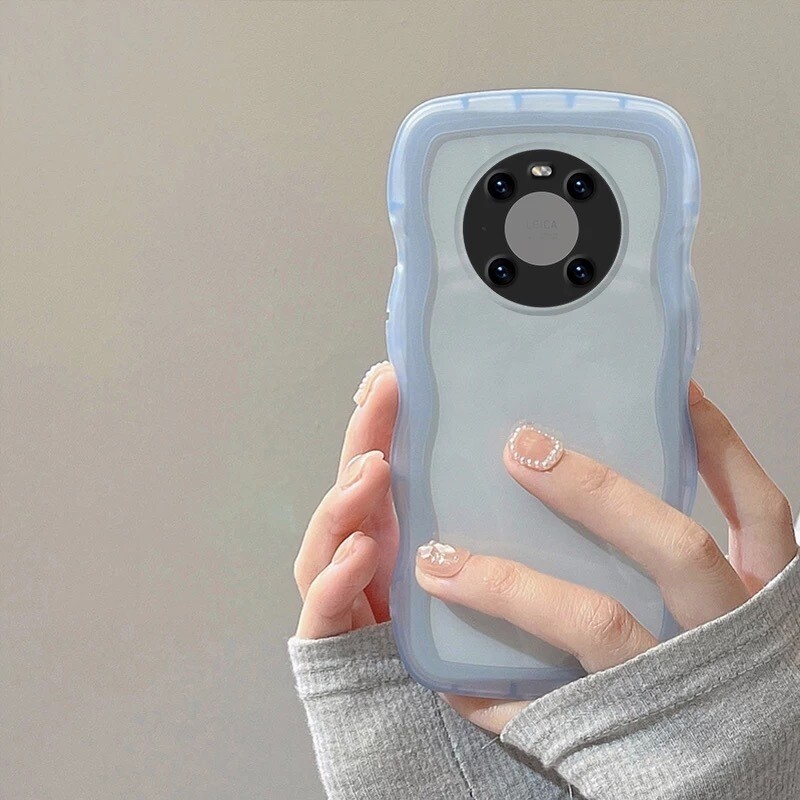 Cover con borde de color y ondas