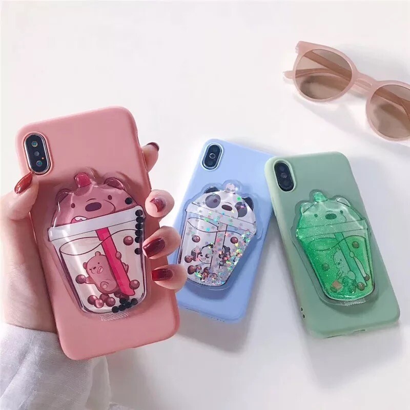 Cover de bubble tea y osos