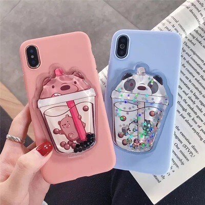 Cover de bubble tea y osos