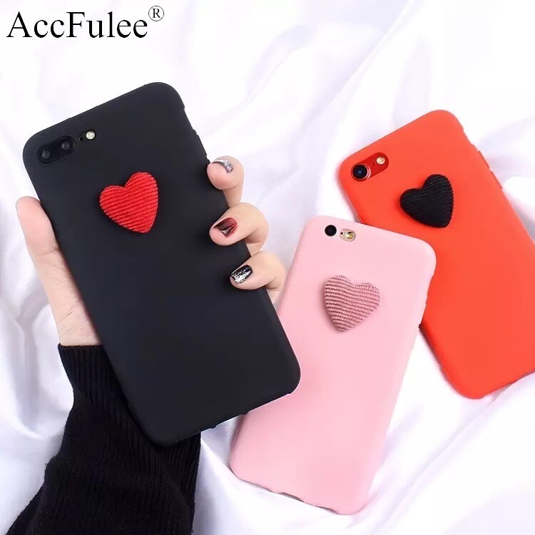Covers con corazones de tela
