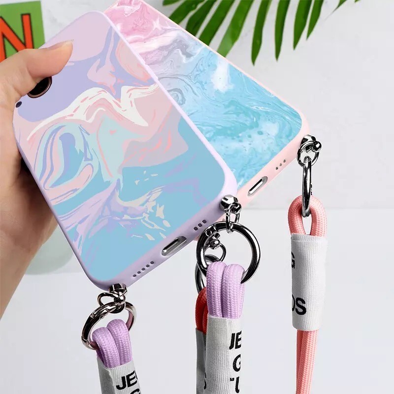 Covers de marmol con lanyard