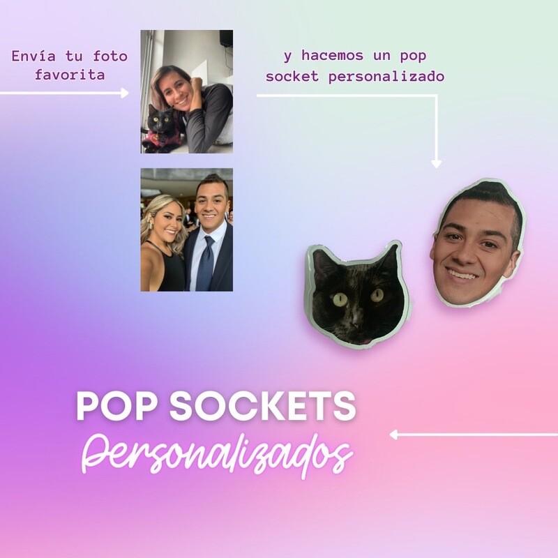 Pop Sockets de cabeza