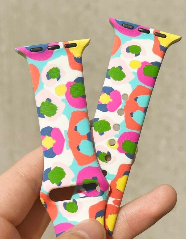 Watchband con puntos de colores