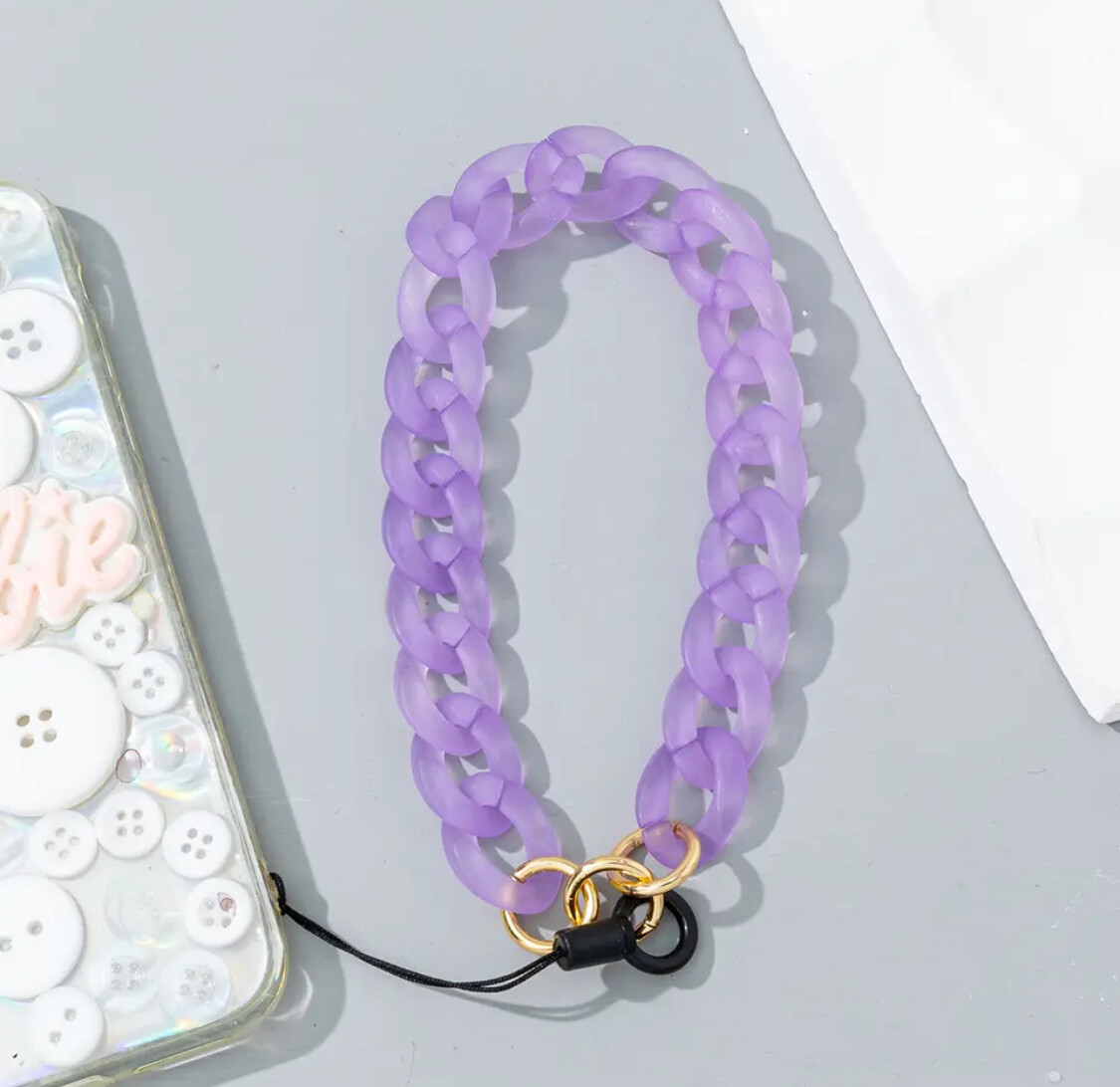 Strap de cadena lila