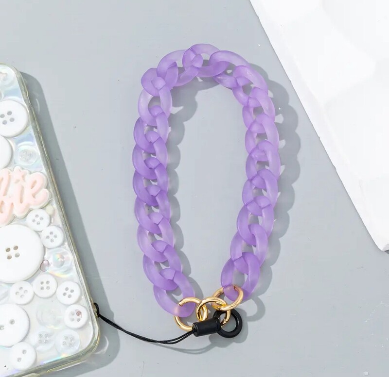 Strap de cadena lila