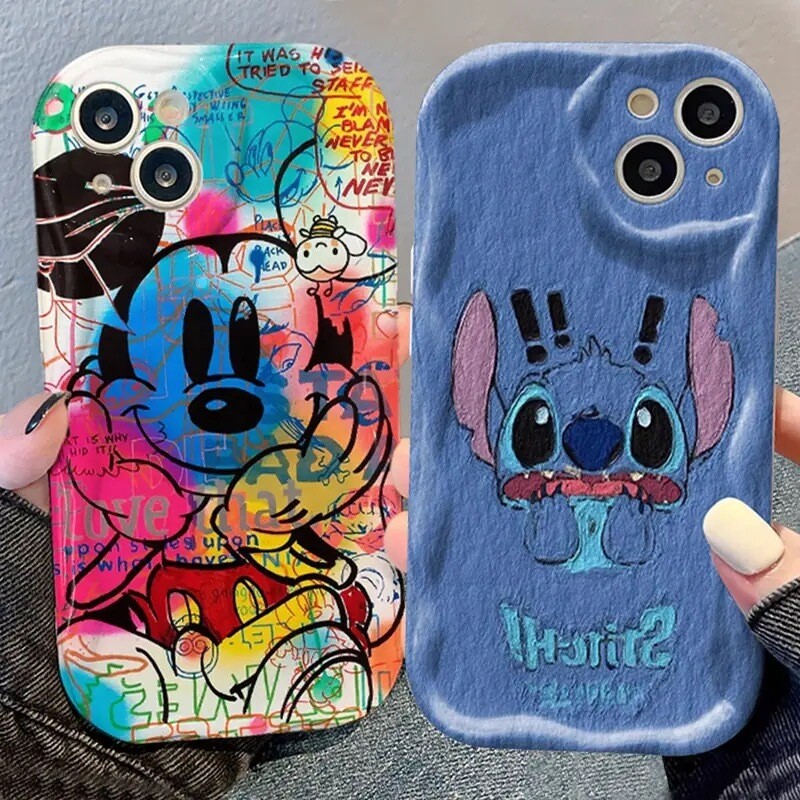Cover diseño de Mickey y Stitch