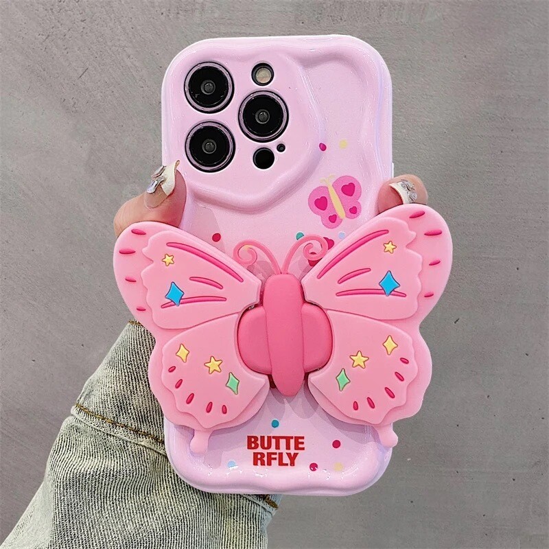Cover popsocket y stand de mariposa