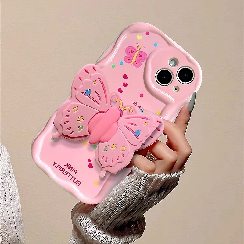 Cover popsocket y stand de mariposa