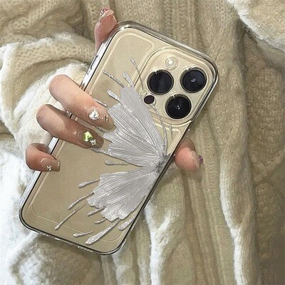 Cover transparente diseño mariposa