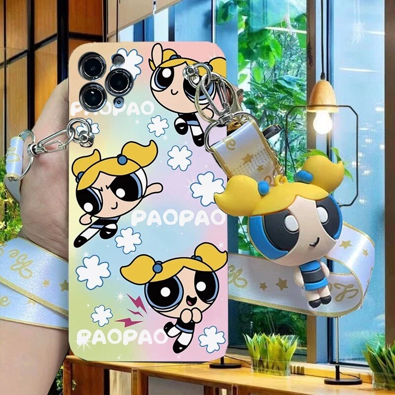 Cover Chicas Superpoderosas con strap y llavero