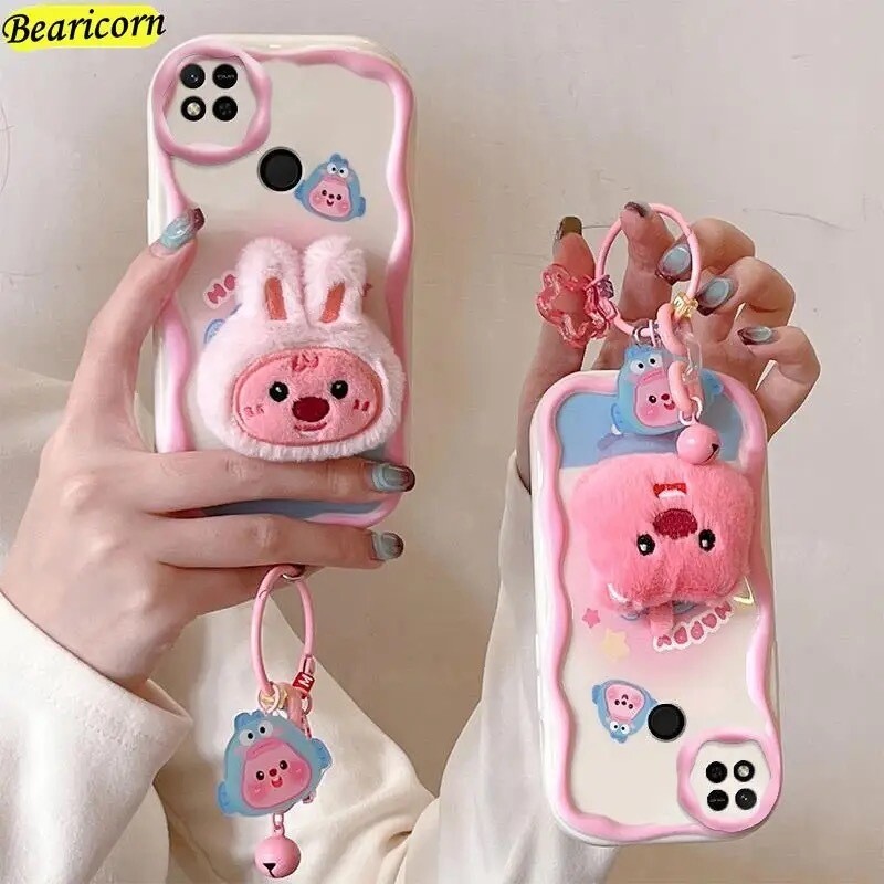 Cover con peluche y strap