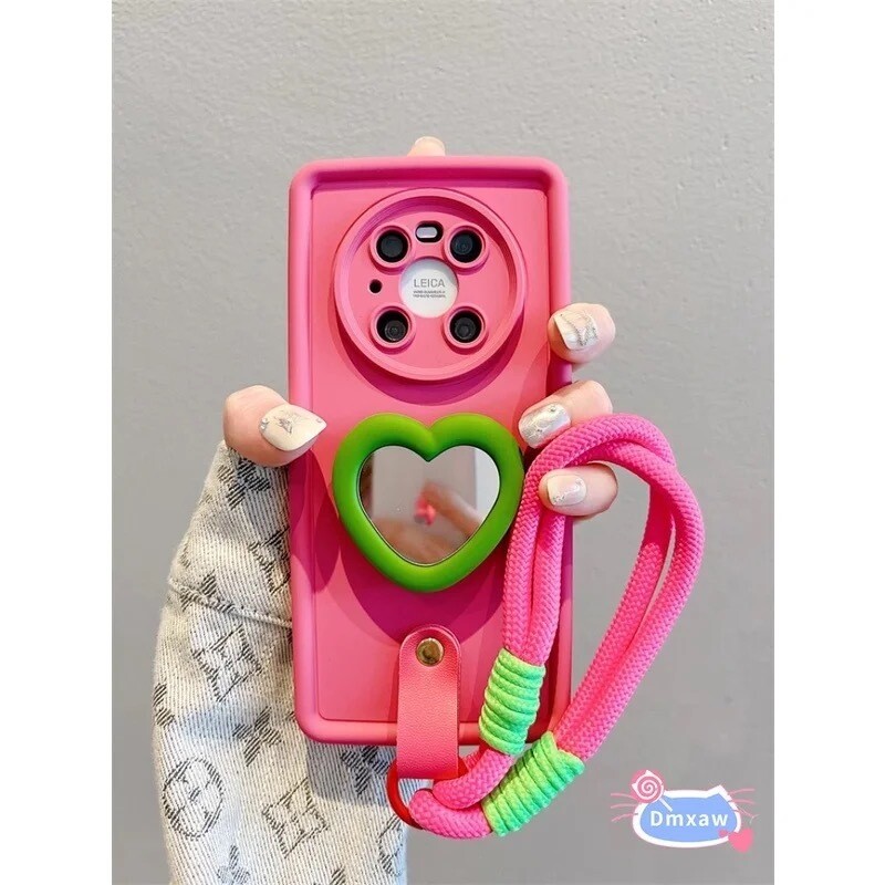 Cover con strap y stand con espejo