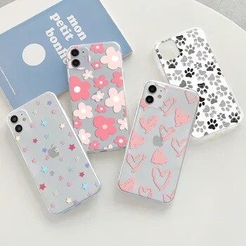 Cover transparente con diseños