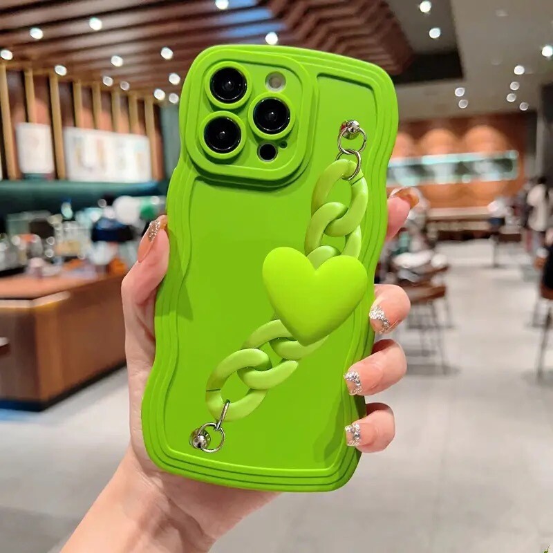 Cover silicon unicolor con strap