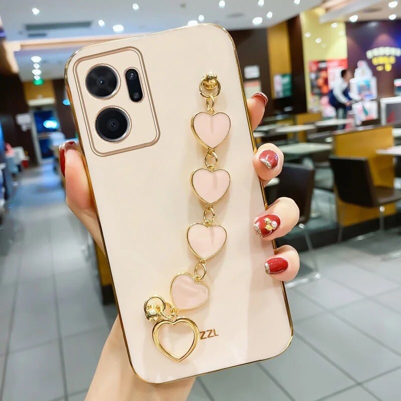 Cover con strap de corazones