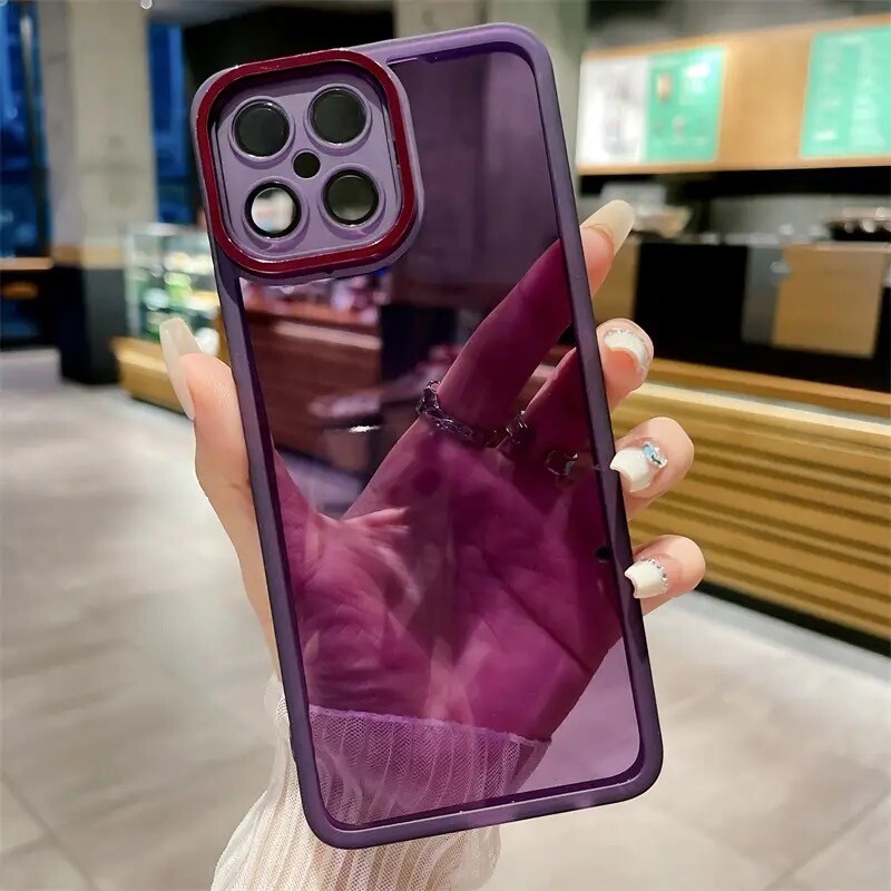 Cover transparente unicolor