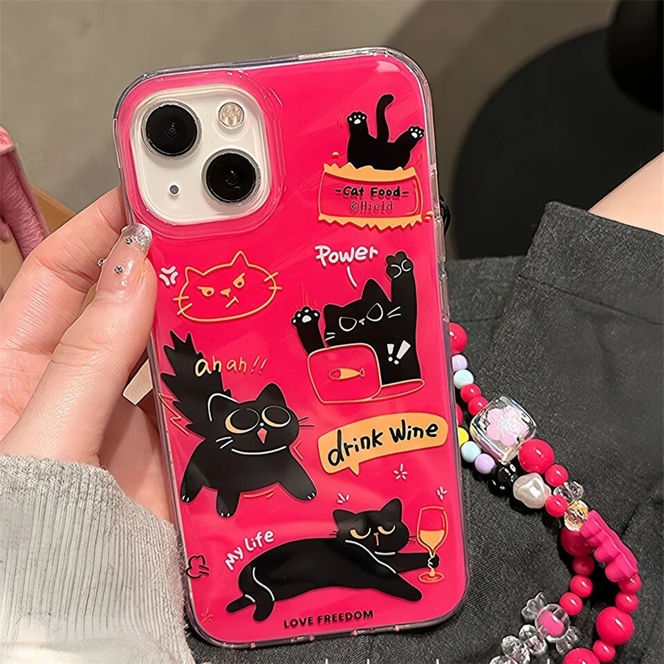 Cover Gato Negro con strap