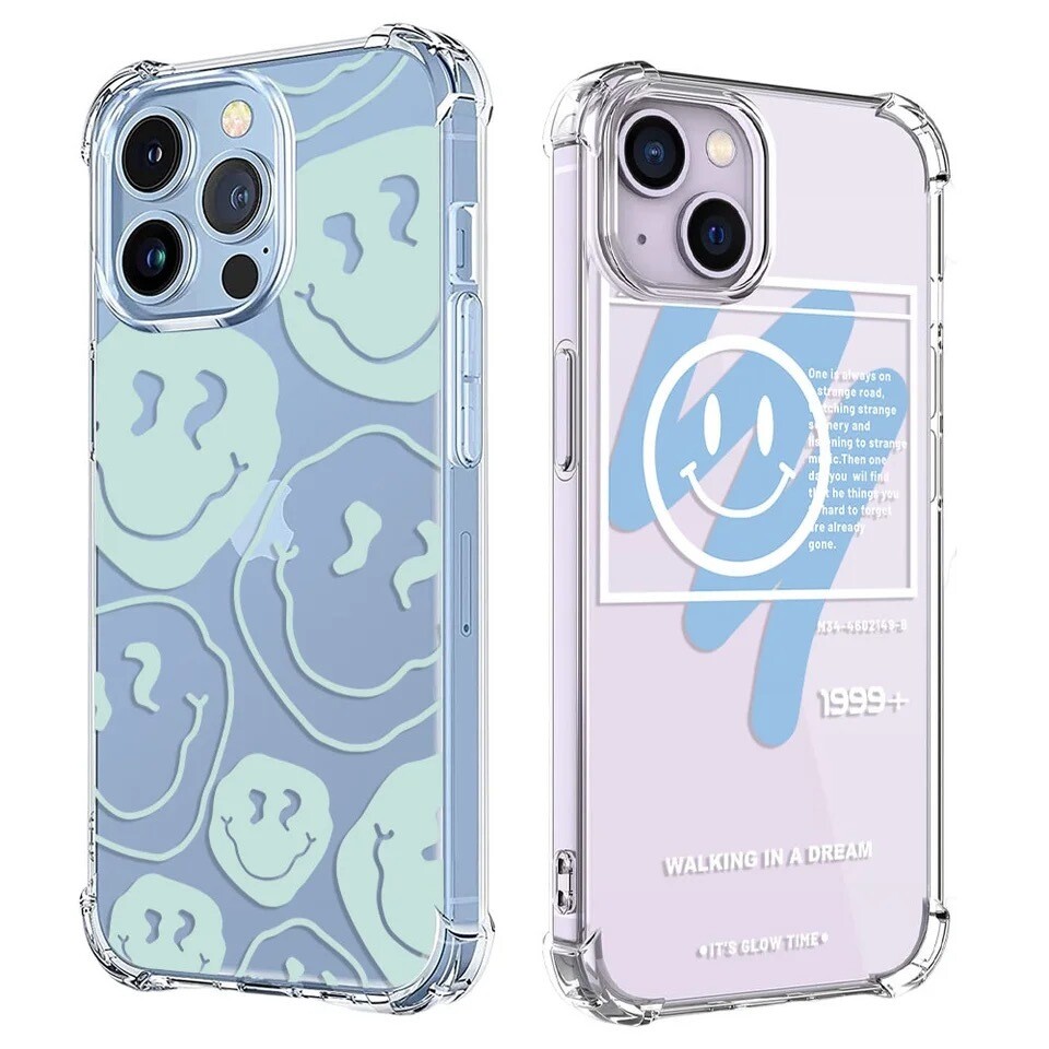 Cover transparente diseño Smiley