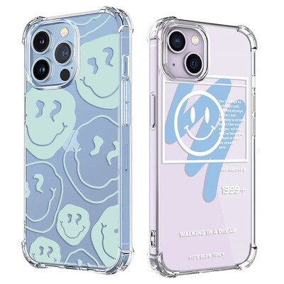 Cover transparente diseño Smiley