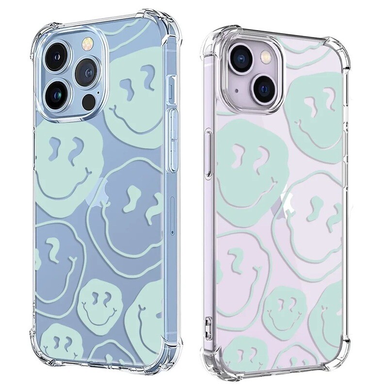 Cover transparente diseño Smiley