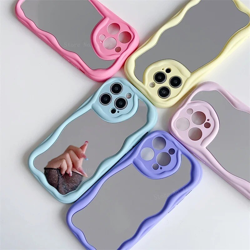 Cover espejo con bordes unicolor